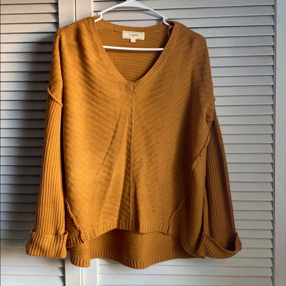 Bell sleeve sweater